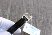 BALLON BLEU 28MM QUARTZ BLACK LEATHER
