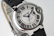 BALLON BLEU 33MM AUTOMATIC WHITE DIAL LEATHER 2021