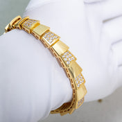 SERPENTI BRACELET 6.8MM GOLD DIAMOND