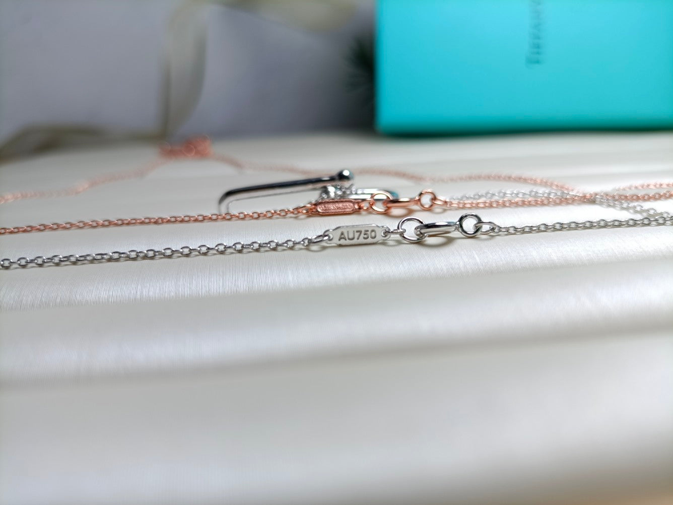 HARDWEAR DROP DOUBLE LINK PEDANT NECKLACE