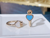 HAPPY HEART RING 1 DIAMOND