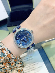 LADY ARPELS LOVER BRIDGE BLUE CROCODILE