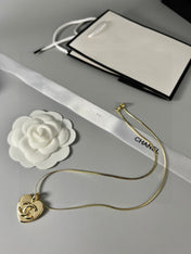 CC HEART LIGHT GOLD NECKLACE