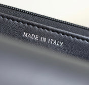 CC WOC 19 BLACK LAMBSKIN SILVER HARDWARE