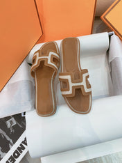 0ran Sandal Brown Leather
