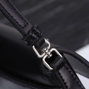 PRA 23 BAG IN BLACK CALFSKIN SILVER HARDWARE