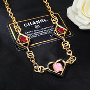 CHANEL 25S CHAIN BELT IN GOLD METALLIC STONE-EMBELLISHED 612713