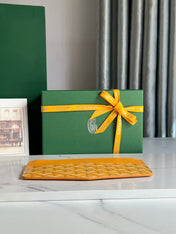 INSERT LOUISE 21 IN YELLOW GOYARDINE CANVAS