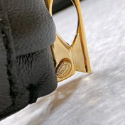 CHANEL 26S BELT 30 MM IN BLACK LAMBSKIN 662948