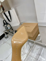 GIANVITO ROSSI 26S HEELED SANDALS 105 MM IN GOLD TPU