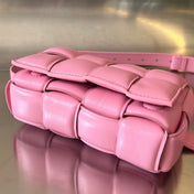 MINI CASSETTE 18 IN LIGHT PINK LAMBSKIN