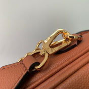 OXFORD 22 IN FIRE ORANGE LAMBSKIN GOLD HARDWARE