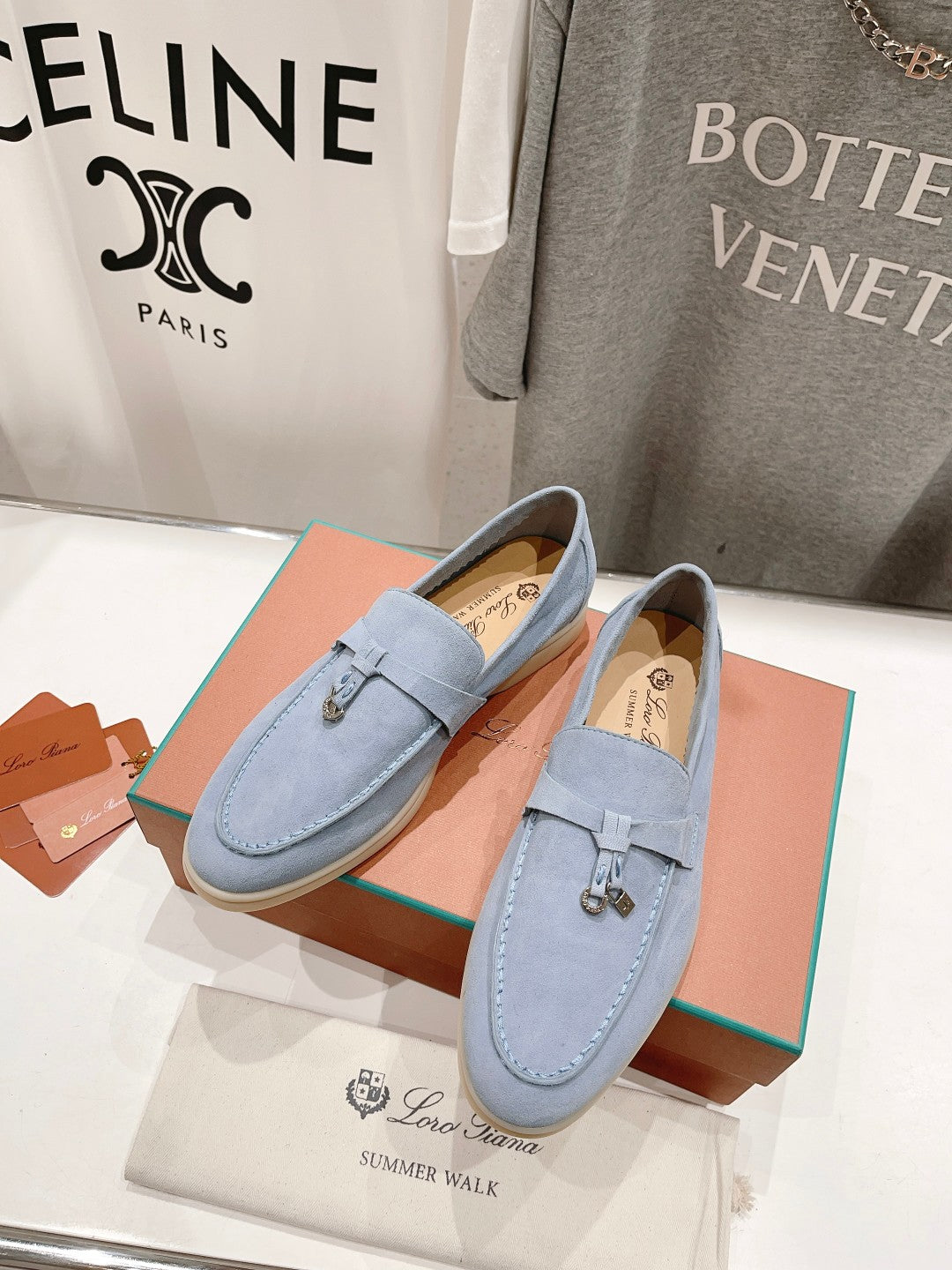 LP SUMMER CHARMS WALK LOAFERS SAPPHIRE SUEDE