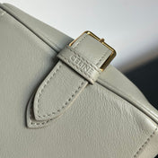 TRIOMPHE 37 SOFT CALFSKIN HANDBAG EICRU BEIGE