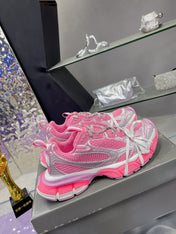 3XL SNEAKER IN PINK MIX SILVER MESH AND POLYURETHANE