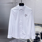 LV BASIC LONG-SLEEVED SHIRT WHITE COTTON 238818