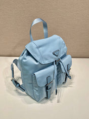 SMALL BACKPACK 28 IN SKY BLUE PARACHUTE FABRIC