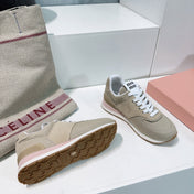 Teak And Light Brown Sneakers Canvas