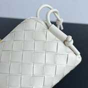 CONCERT POUCH 18 IN WHITE LAMBSKIN