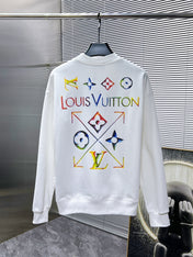 LV SWEATER IN WHITE COTTON 238811