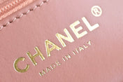 CHANEL 25S KELLY 19 CM IN WINE RED TWEED WITH GOLD HARDWARE