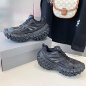CHUNKY SNEAKERS IN BLACK POLYURETHANE, POLYESTER AND NYLON