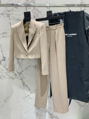 YSL 25S RHINESTONE SUIT SET STYLE 162