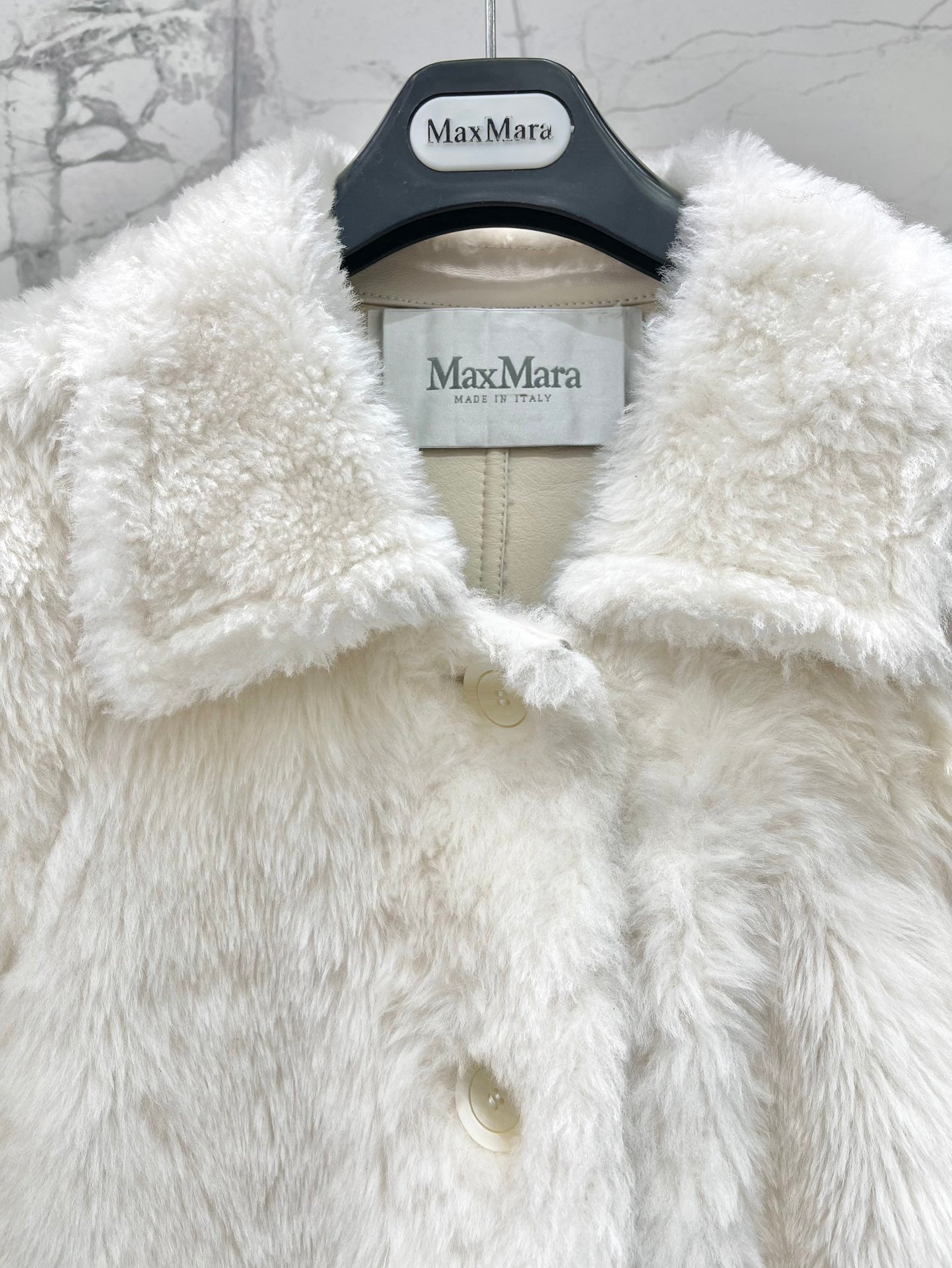 MAX MARA 25S SHEARLING COAT 212