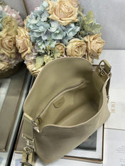 DIOR 26S DIORLY BAG 28 IN BEIGE SUEDE