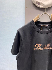 LORO PIANA 26S EMBROIDERED T-SHIRT 746