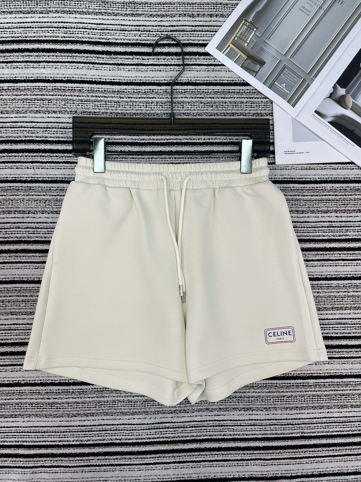 CELINE 26S SHORT SLEEVE TOP AND SHORTS SET 122