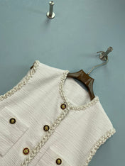 CHANEL 26S TWEED VEST 1562