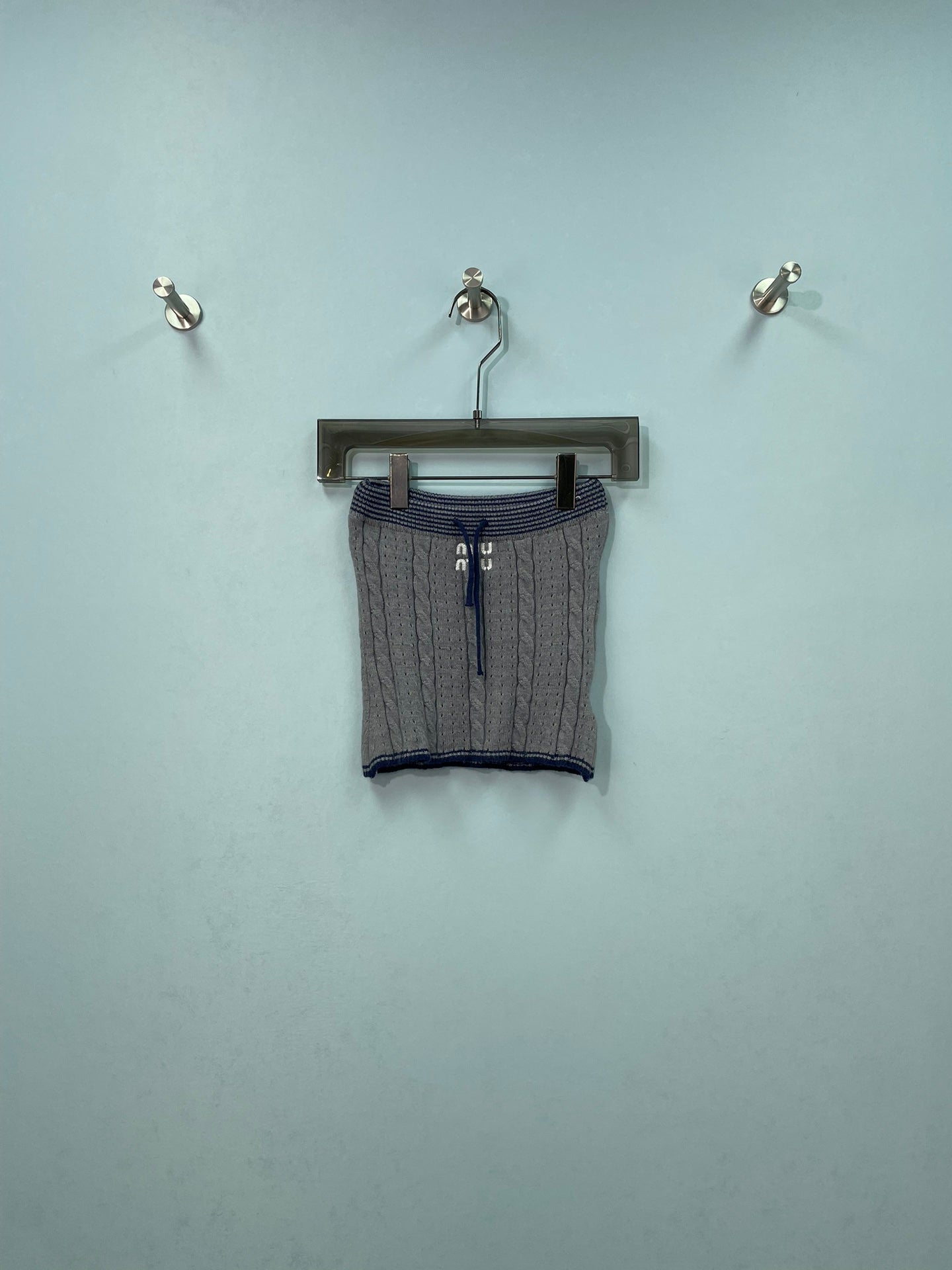 MIUMIU 26S KNIT CARDIGAN AND MINI SKIRT SET 1353