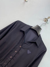 PRADA 26S LONG-SLEEVE SHIRT DRESS 1089