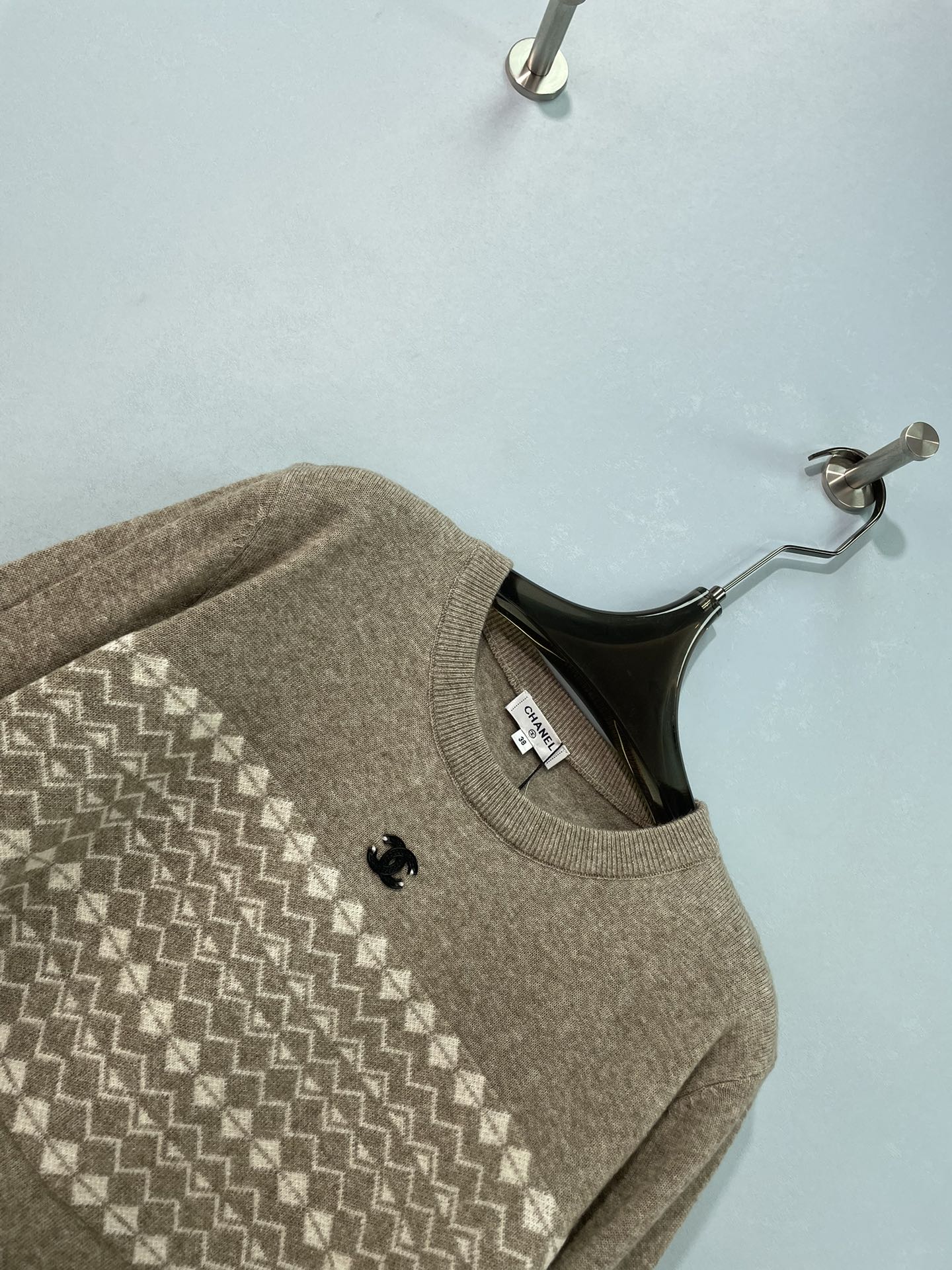 CHANEL 26S LONG-SLEEVE KNIT TOP 1709
