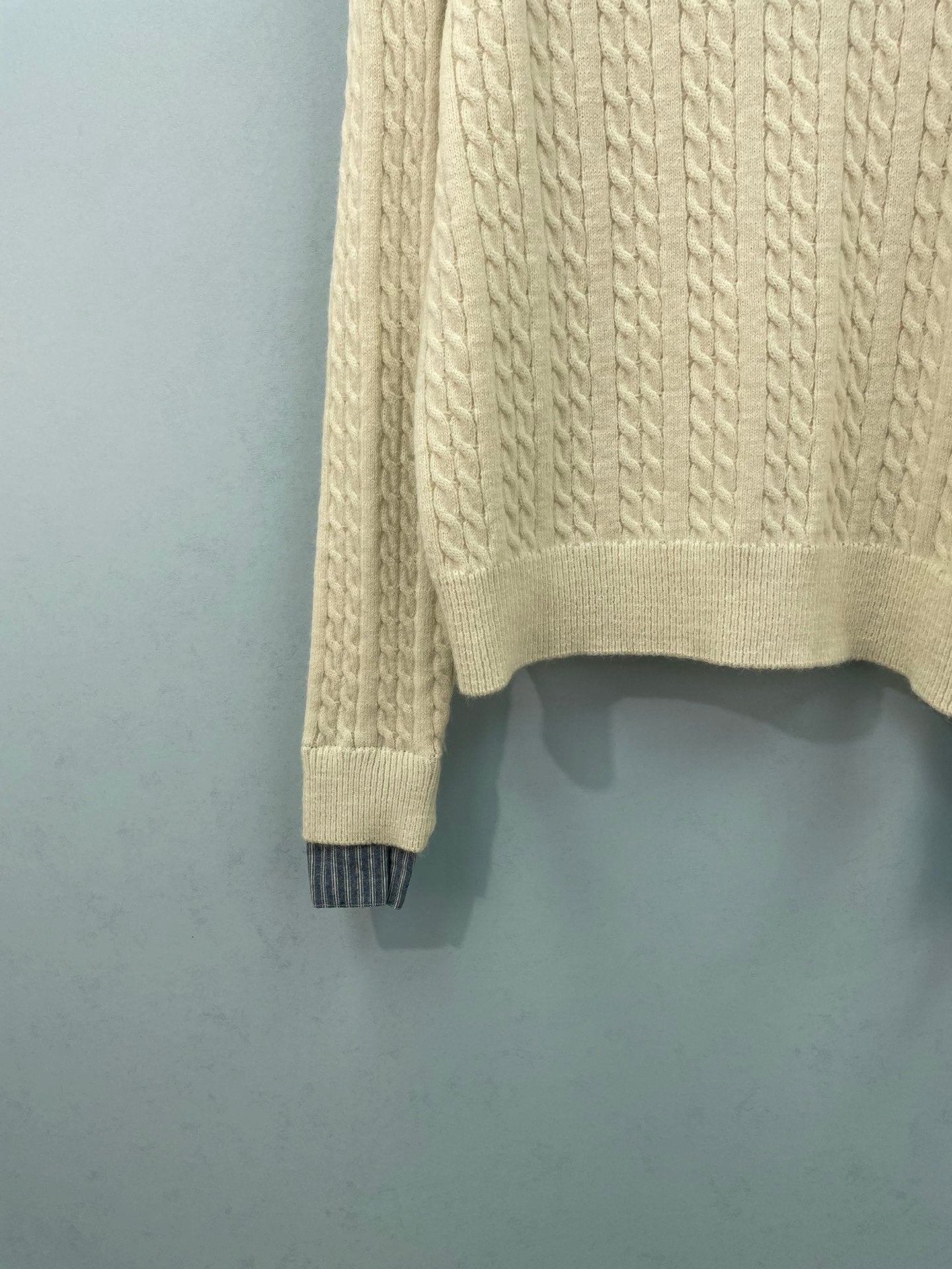 MIUMIU 26S CABLE-KNIT SWEATER 1539