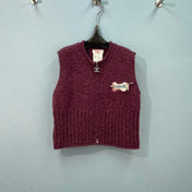 CHANEL 26S ZIP-UP KNIT VEST 1740