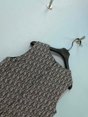 DIOR 26S SLEEVELESS TWEED MINIDRESS 1548