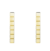 ICE CUBE GOLD EARRINGS