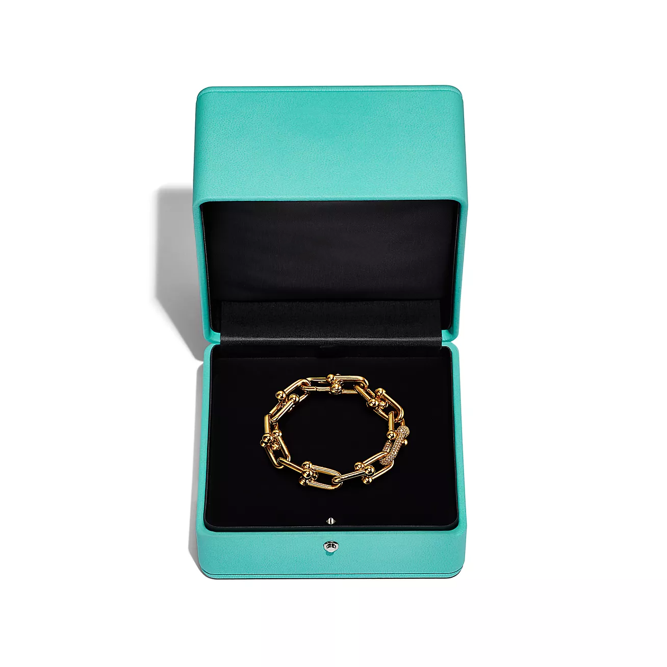 HARDWEAR LARGE LINK GOLD DIAMOND BRACELET
