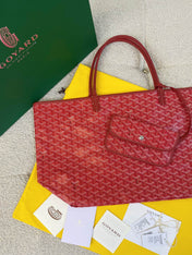 SAINT LOUIS GM 40CM RED CANVAS