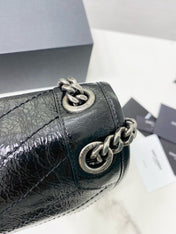 MEDIUM NIKI 28 IN BLACK CALFSKIN CHAIN BAG High-end