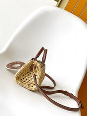 NANO SPEEDY 16 IN RAFFIA GOLD HARDWARE