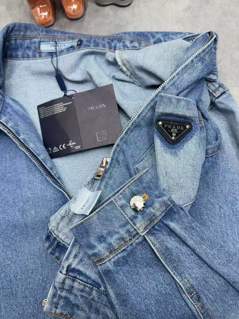Pra Cropped Denim Jacket