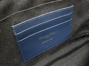 OBLIQUE BOOK TOTE 26 IN DARK BLUE MONOGRAM JACQUARD