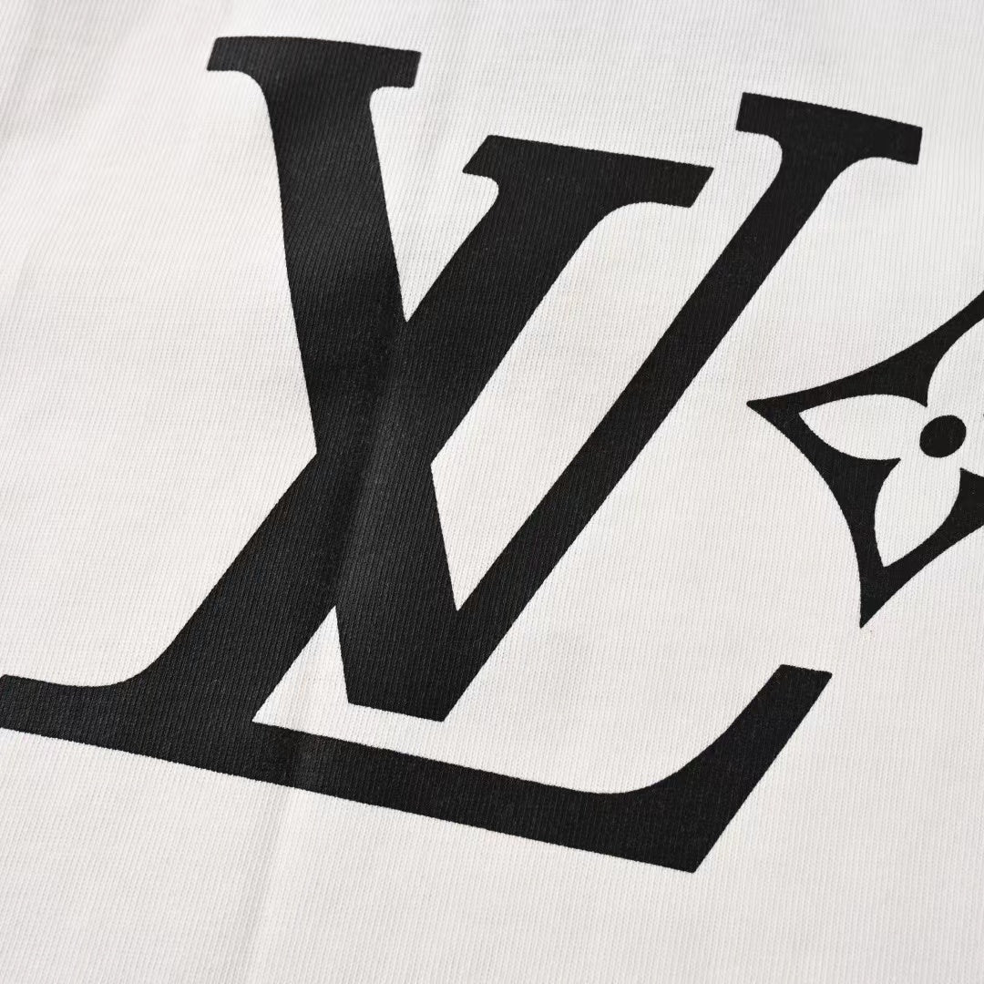 LV Lovers T-Shirt White Cotton