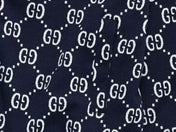 GUCCI KNITTED PANTS IN NAVY BLUE