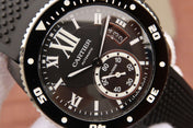CALIBRE DIVER 42 AUTOMATIC BLACK CASE STEEL BEZEL
