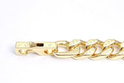 CHAIN LINKS MONOGRAM PATTERN NECKLACE GOLD-COLOR HARDWARE