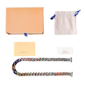 CHAIN LINKS PATCHES NECKLACE